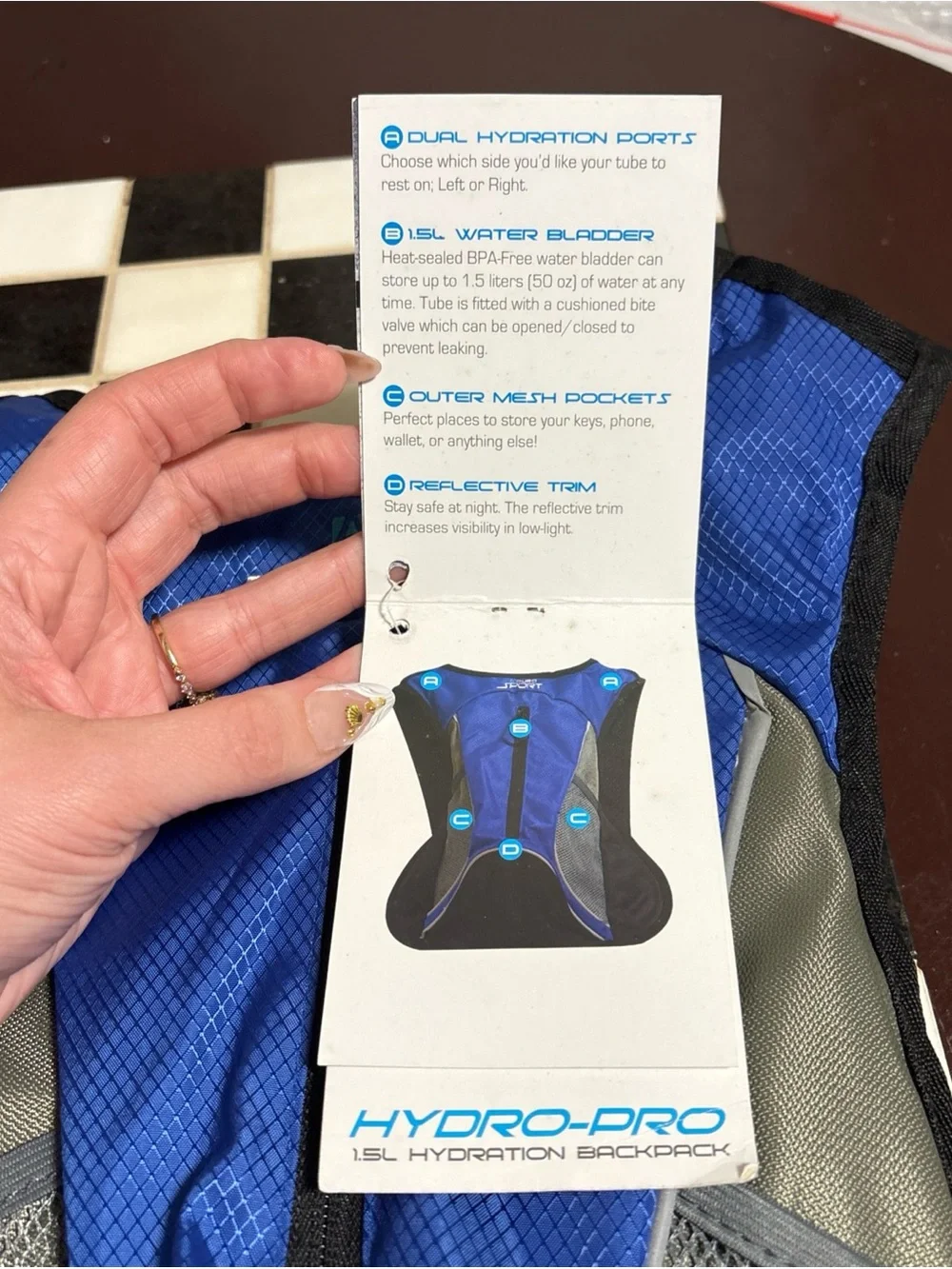 Duro Sport blue hydration